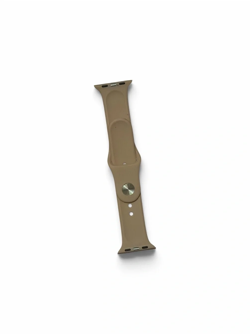 Beige Silicone Watch Band for 38/40mm Apple Watch